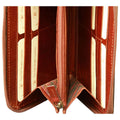 Wallet with interior coin pocket - Brown with RFID-1