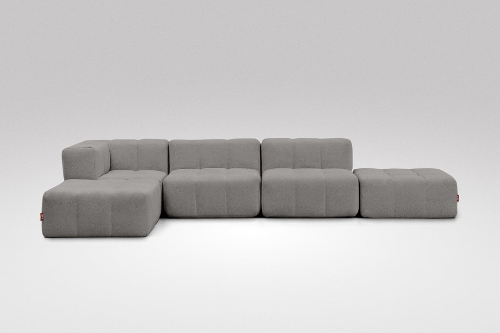 5 Teiliges Modulares Sofa – Grau-1