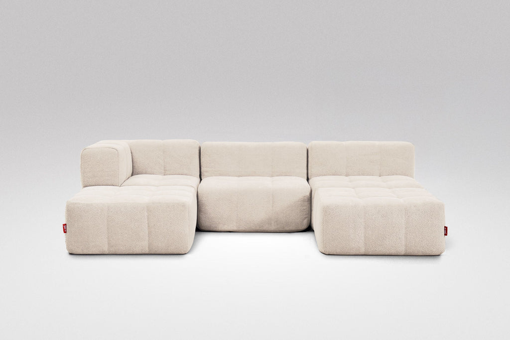 5 Teiliges Modulares Sofa – Beige-1