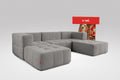 5 Teiliges Modulares Sofa – Grau-0