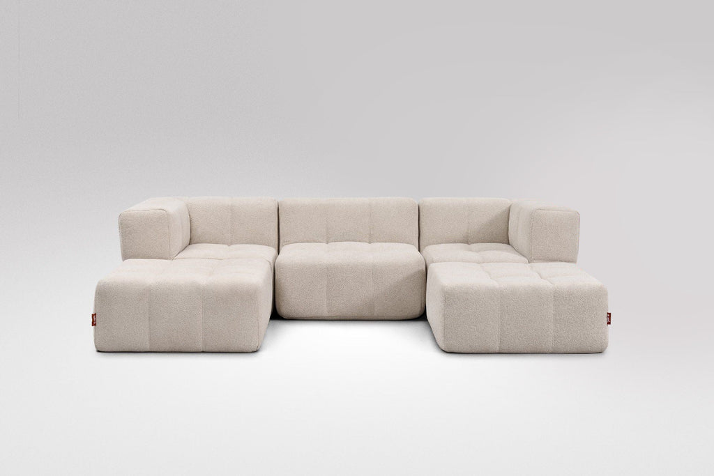 5 Teiliges Modulares Sofa – Beige-1