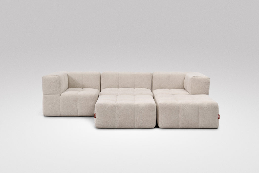 5 Teiliges Modulares Sofa – Beige-1