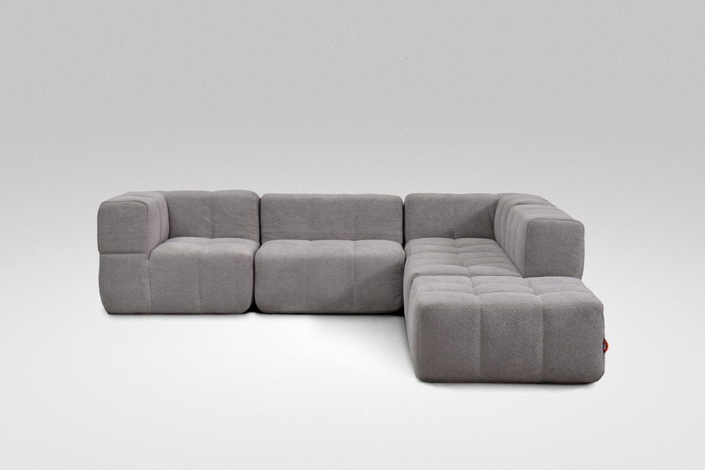 5 Teiliges Modulares Sofa – Grau-1