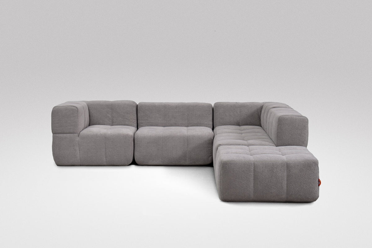 5 Teiliges Modulares Sofa – Grau-1