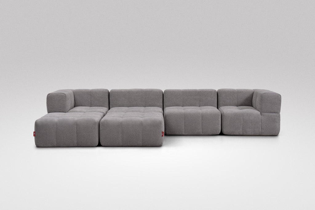 6 Teiliges Modulares Sofa – Grau-1