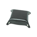 Full grain leather valet tray - black-1