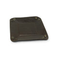 Full grain leather valet tray - dark brown-1