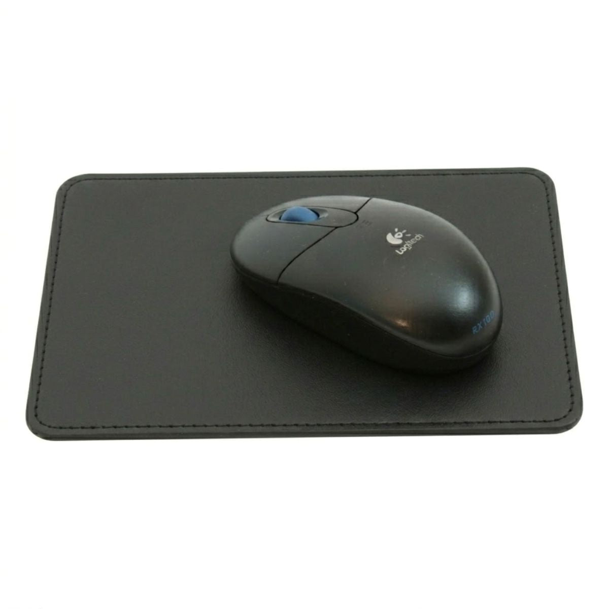 Leather Mouse pad - black-0