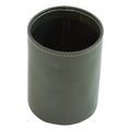 Leather pen cup - green-1