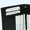 LEATHER CARD HOLDER WITH RFID-BLACK-1