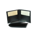 Men’s Italian Leather Wallet in Full-Grain Leather - black-1