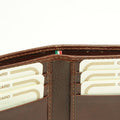 Men’s Italian Leather Wallet in Full-Grain Leather - Brown-1