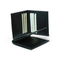 Small leather wallet - black with RFID-1