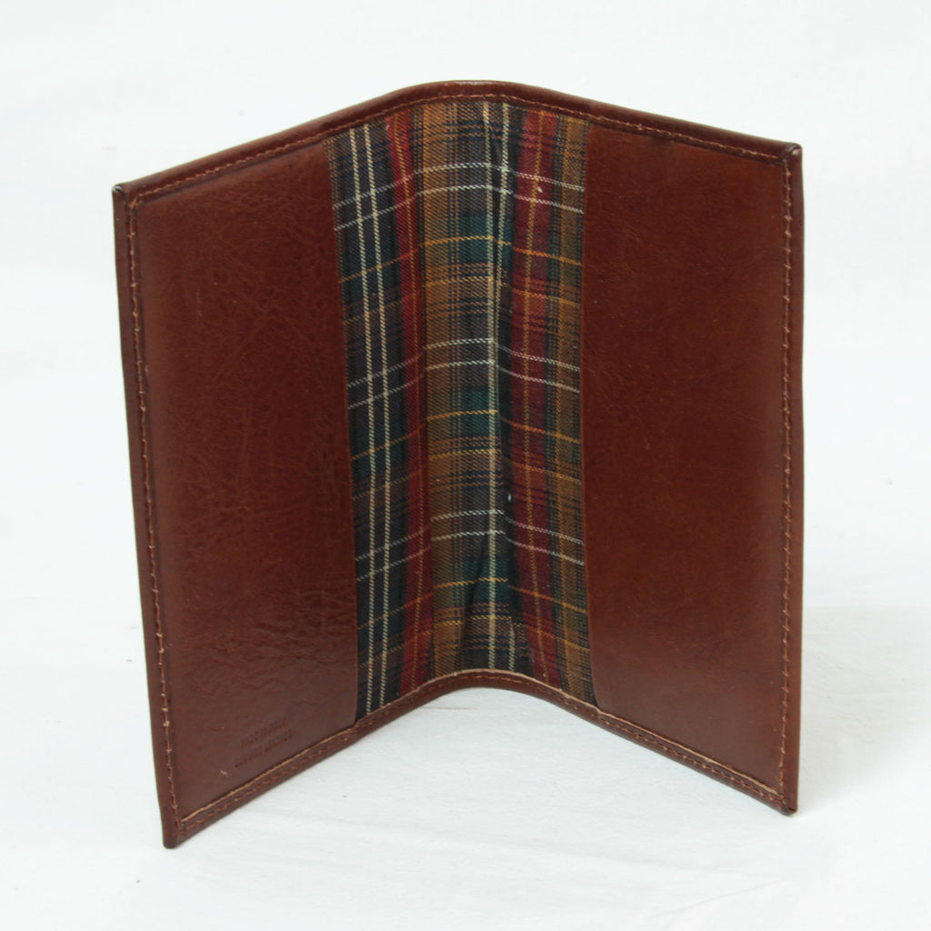 Full grain leather small daily planner - brown-1