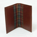 Full grain leather small daily planner - brown-1