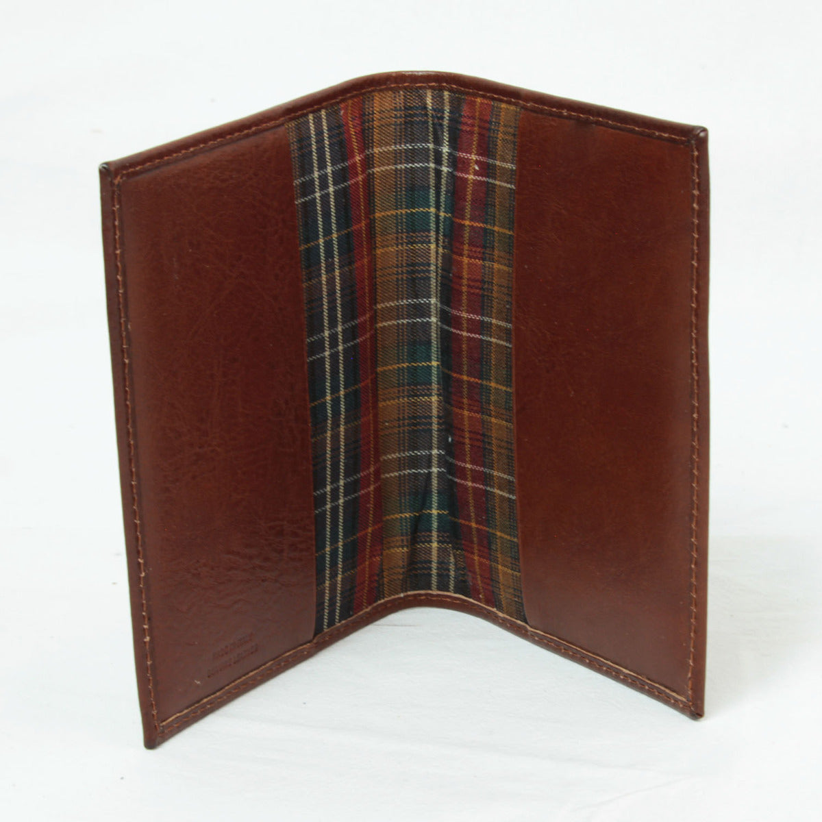 Full grain leather small daily planner - brown-1