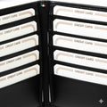 Leather Card Holder with RFID Protection - Black-1