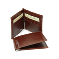 Full grain leather wallet with RFID - brown-1