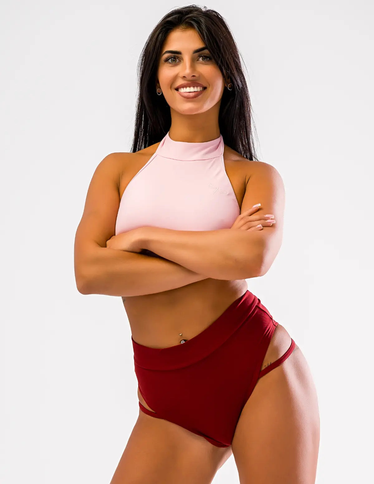 Halter Neck Sports Bra – Lisette-5