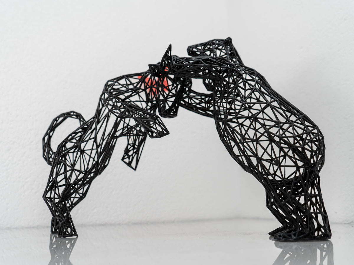 Bull vs. Bear Market Statue - Decor Sculpture-3