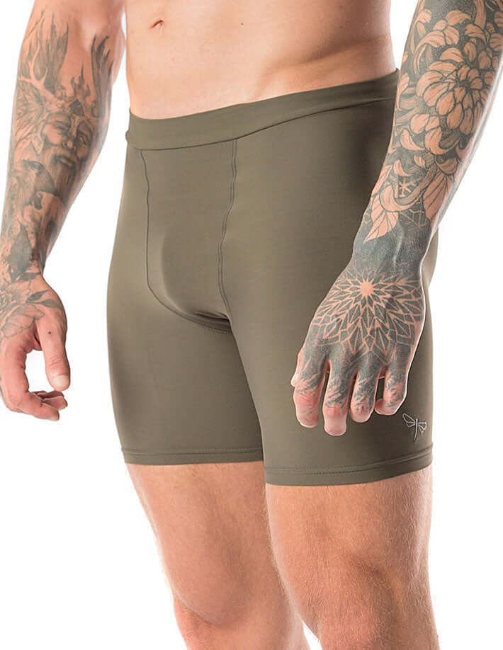 Men's Hot Yoga Shorts, Sweatproof Lycra Fit – James-5