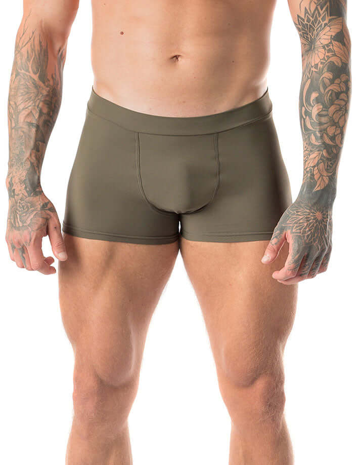 Men's Bikram Yoga Shorts, Sweatproof Lycra Fit – Mike-4