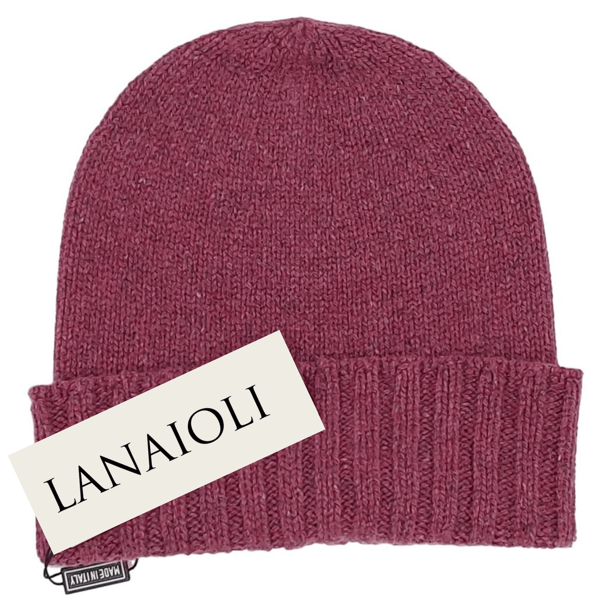 Cappello Donna Bordo a Coste Cashmere Rigenerato-13