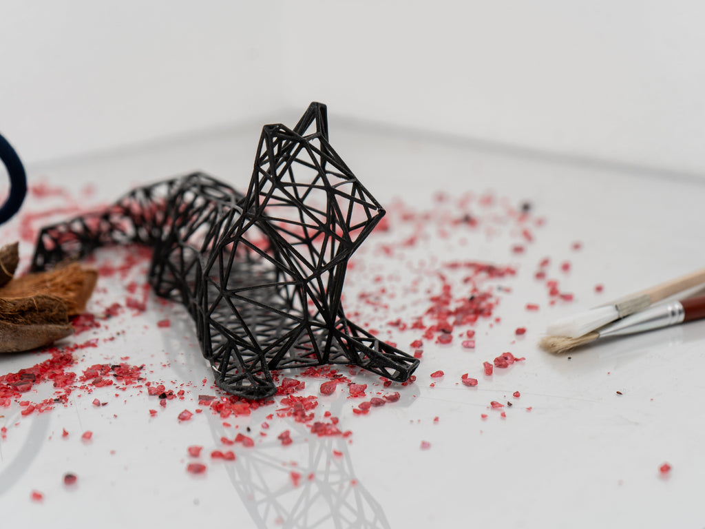 Elegant Cat Laying Decor Sculpture-4