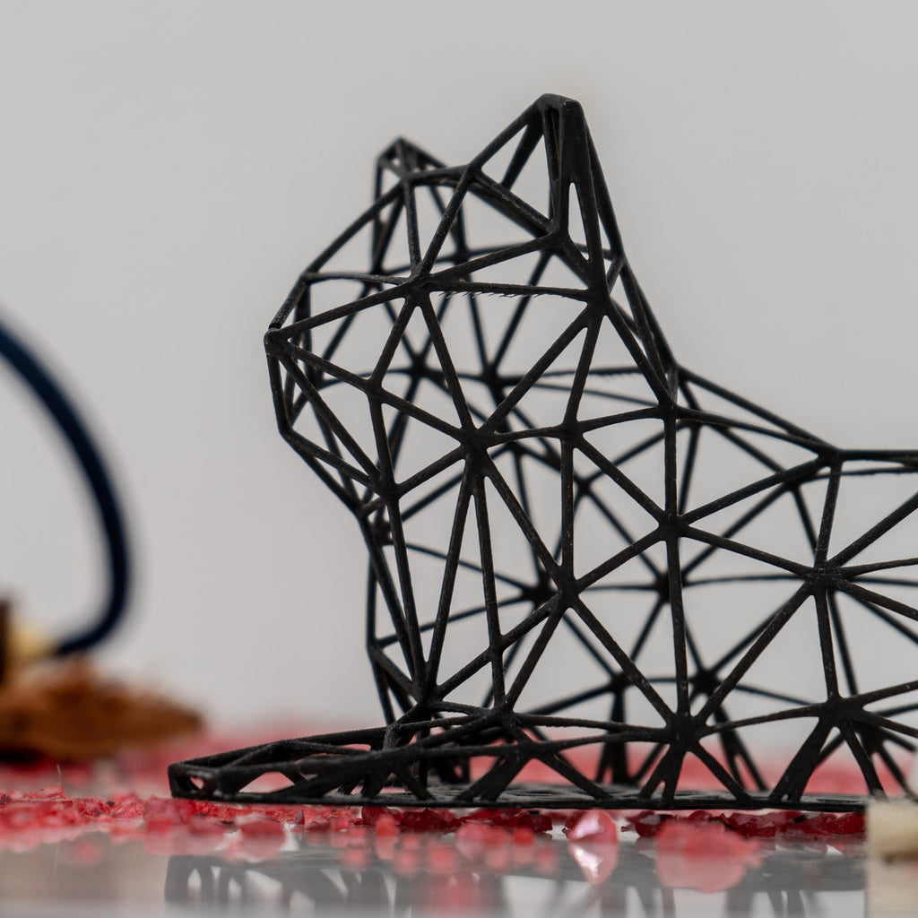 Elegant Cat Laying Decor Sculpture-0