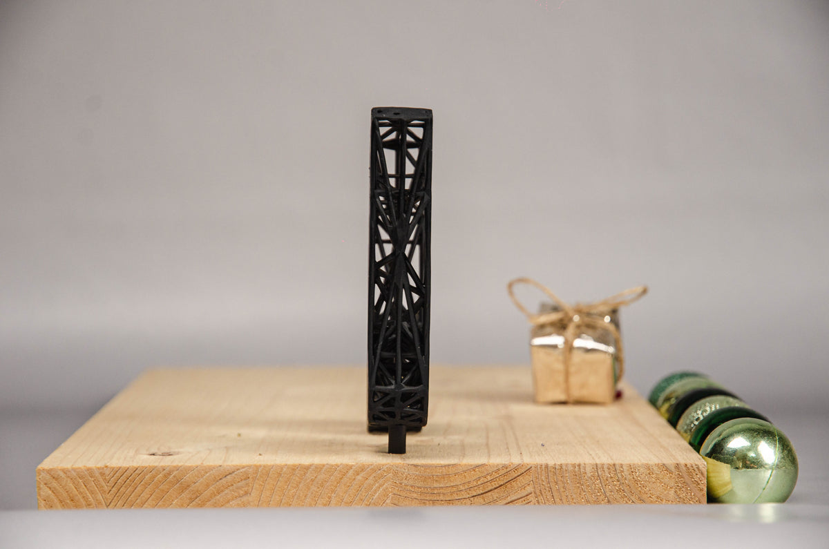 Eighth Note Tabletop Decor – Unique Grid Musical Note Sculpture - Modern and Bohemian Home Decor-2