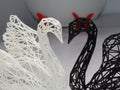 Geometric Swan Couple - Minimalistic Design-5