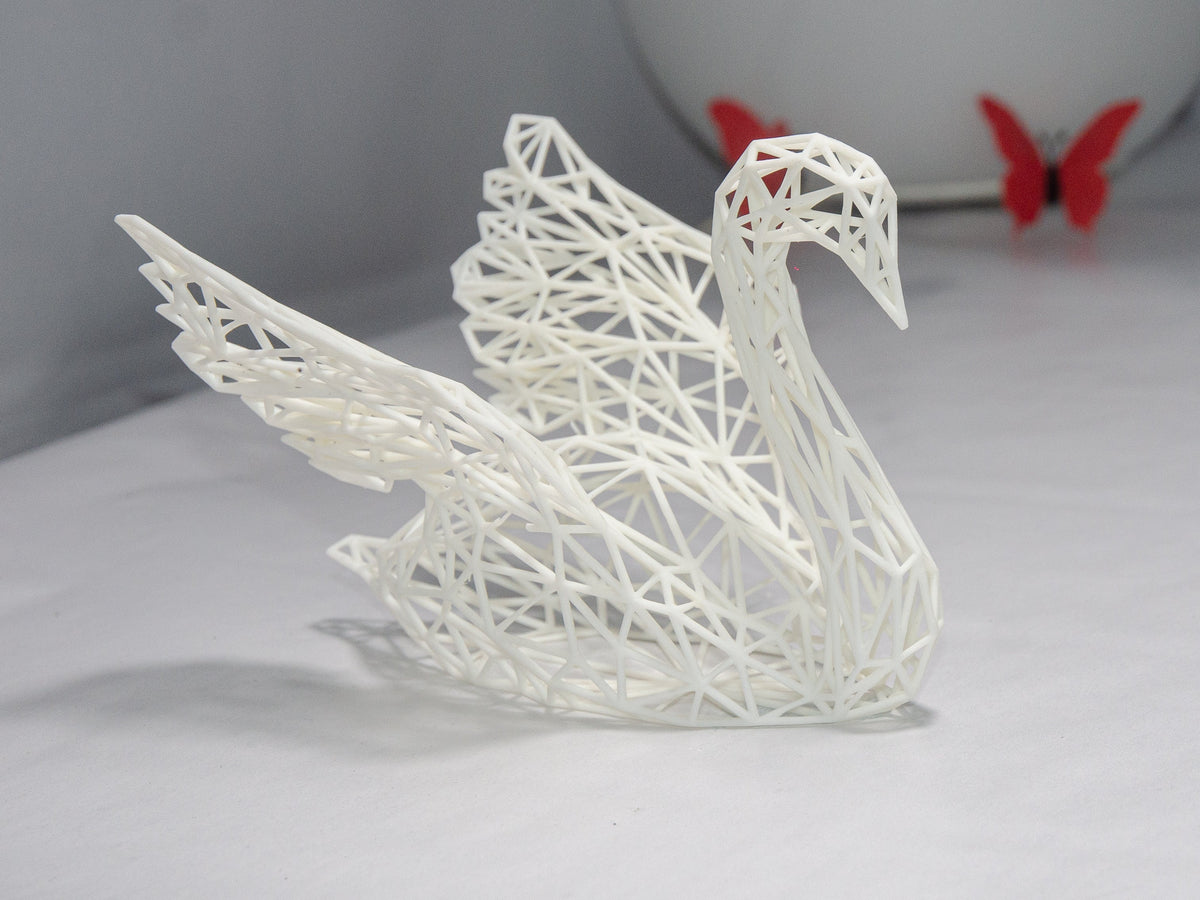 Geometric Swan Couple - Minimalistic Design-1