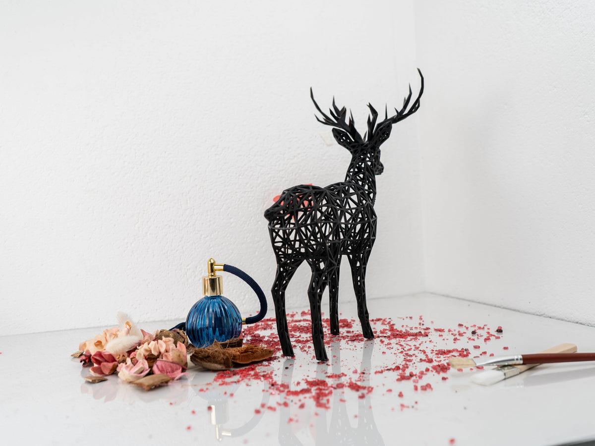 Wire Deer Sculpture-4