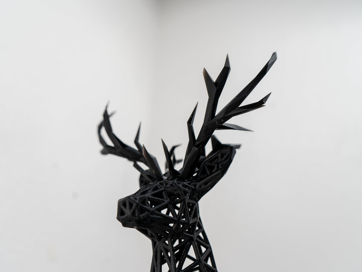 Wire Deer Sculpture-1