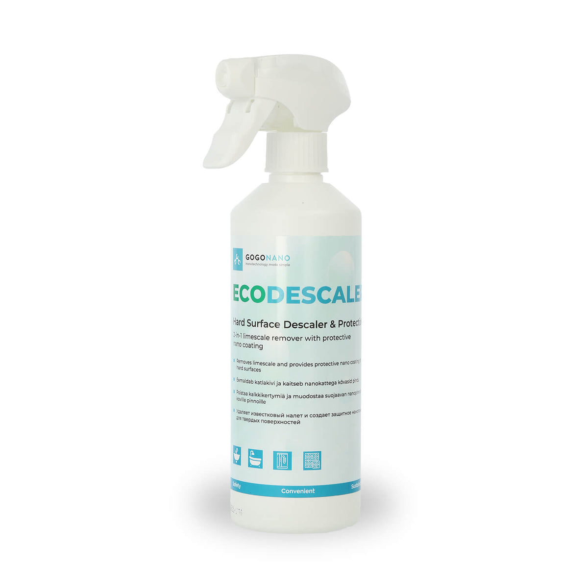 Limescale Remover with Nano Coating, 500 ml Single product-0
