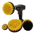 Drill Brush Set of 4 (yellow hard fibers)-0