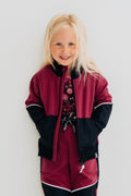 Sweat jacket with waterproof details ESPEN-0