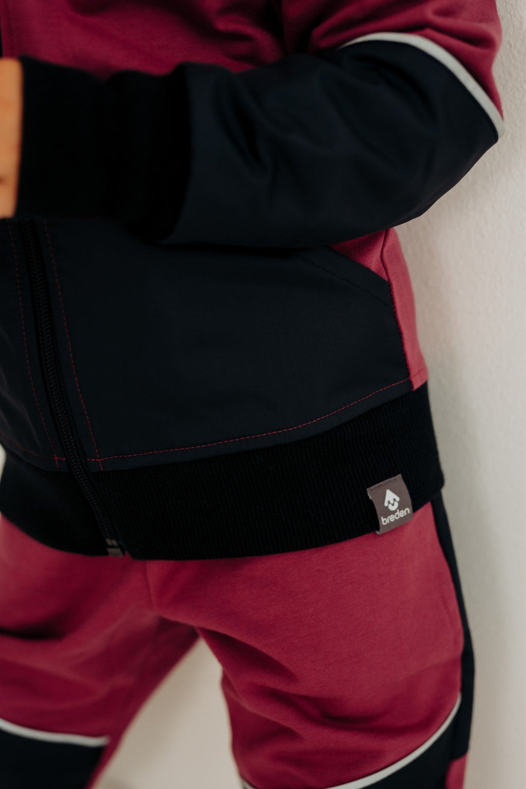Sweat jacket with waterproof details ESPEN-3