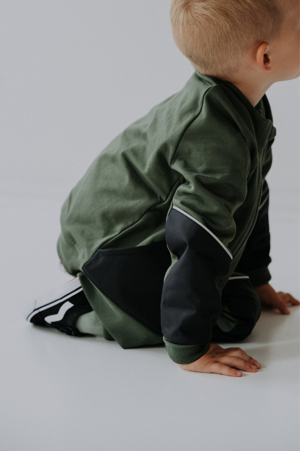 Sweat jacket with waterproof details ESPEN-6