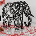 Majestic Elephant Wire Sculpture-0