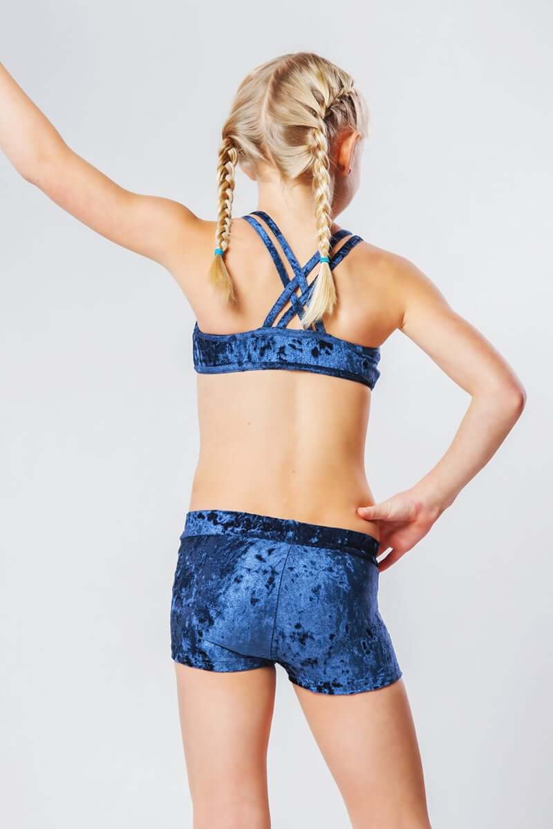 Kids – Girls' Pole Dance Shorts – Elsa-1