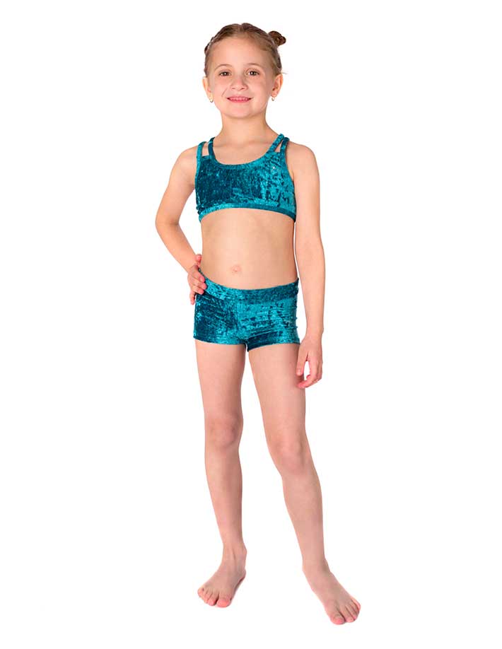 Kids – Girls' Pole Dance Shorts – Elsa-6