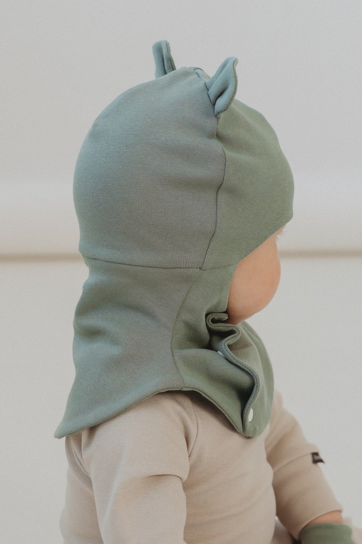 Ribbed Cotton Baby Balaclava GEMMA