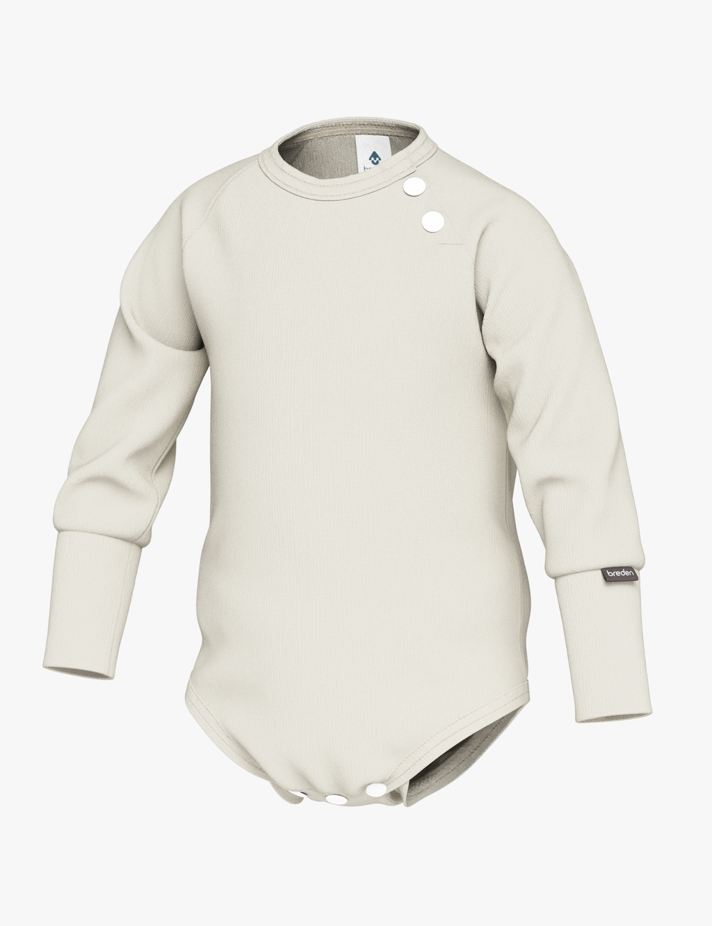 Ribbed Bodysuit with Long Sleeves GIANNA-3