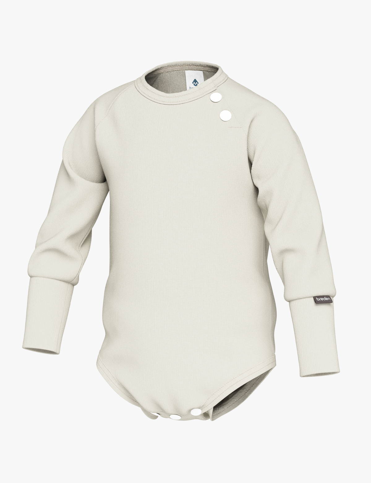 Ribbed Bodysuit with Long Sleeves GIANNA-3