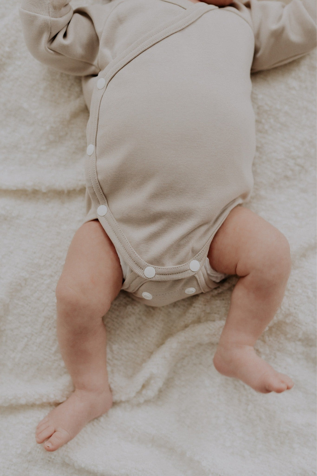 Ribbed Wrap Bodysuit with Long Sleeves GIA-2