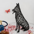German Shephard Sculpture-0