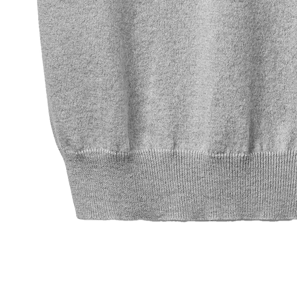 Giacca Uomo Zip puro cashmere senza maniche Shooting