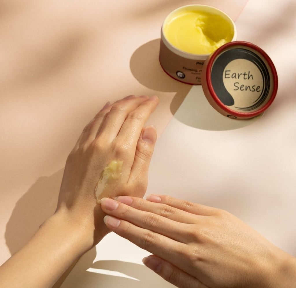 Organic Warming Massage Balm 100ml - For Face, hands, arms & whole body - 1 piece-5