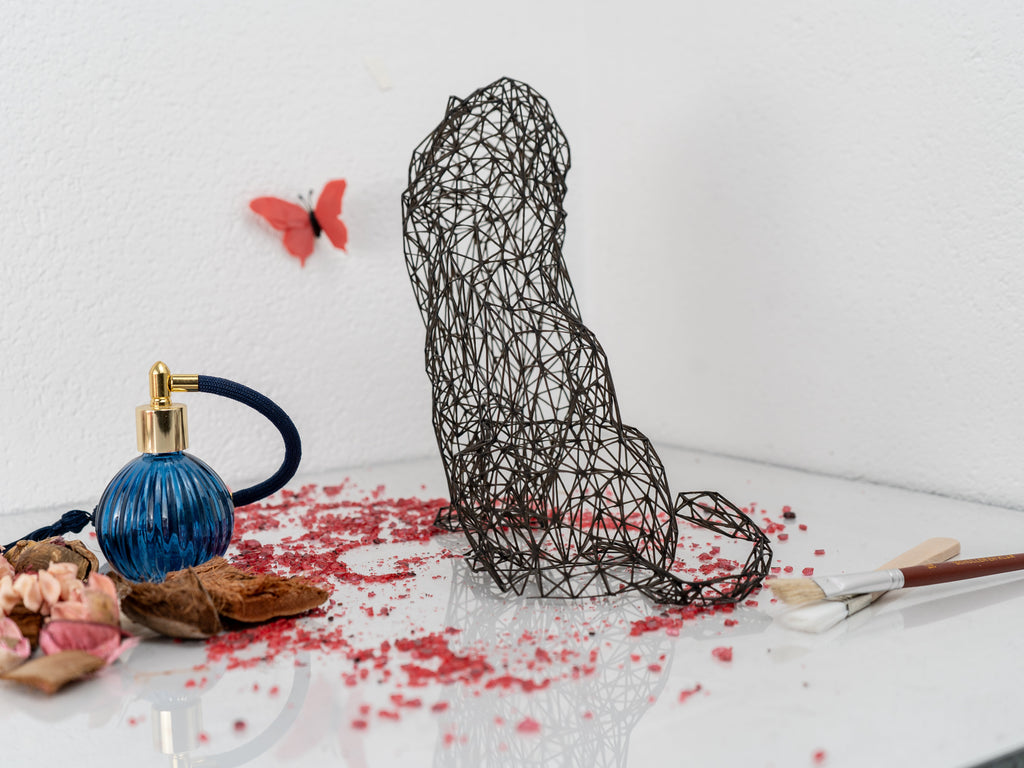 Majestic Lion Wire Art Sculpture-4